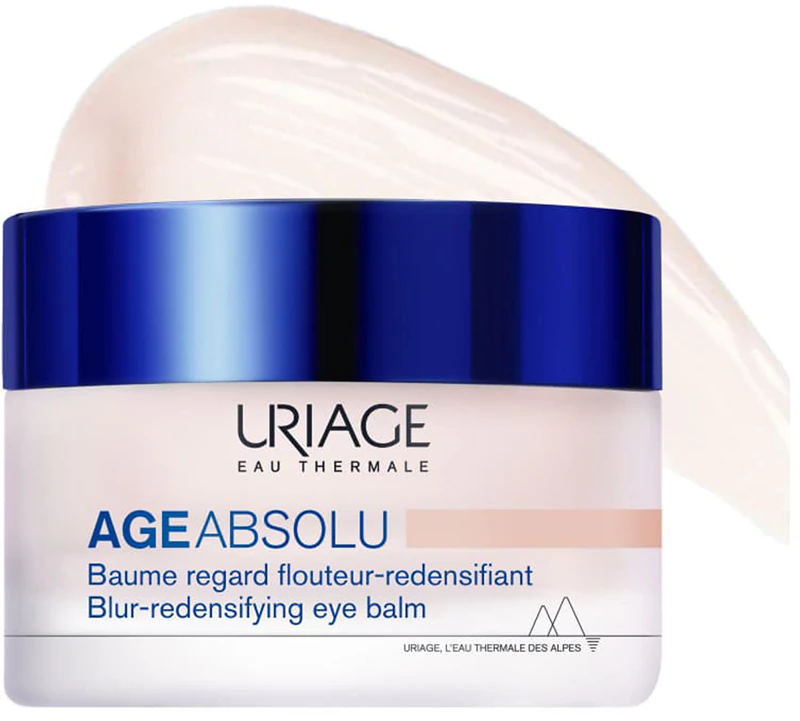 Uriage Age Absolu Blur-redensifying Eye Balm é um creme antirrugas para a área dos olhos.