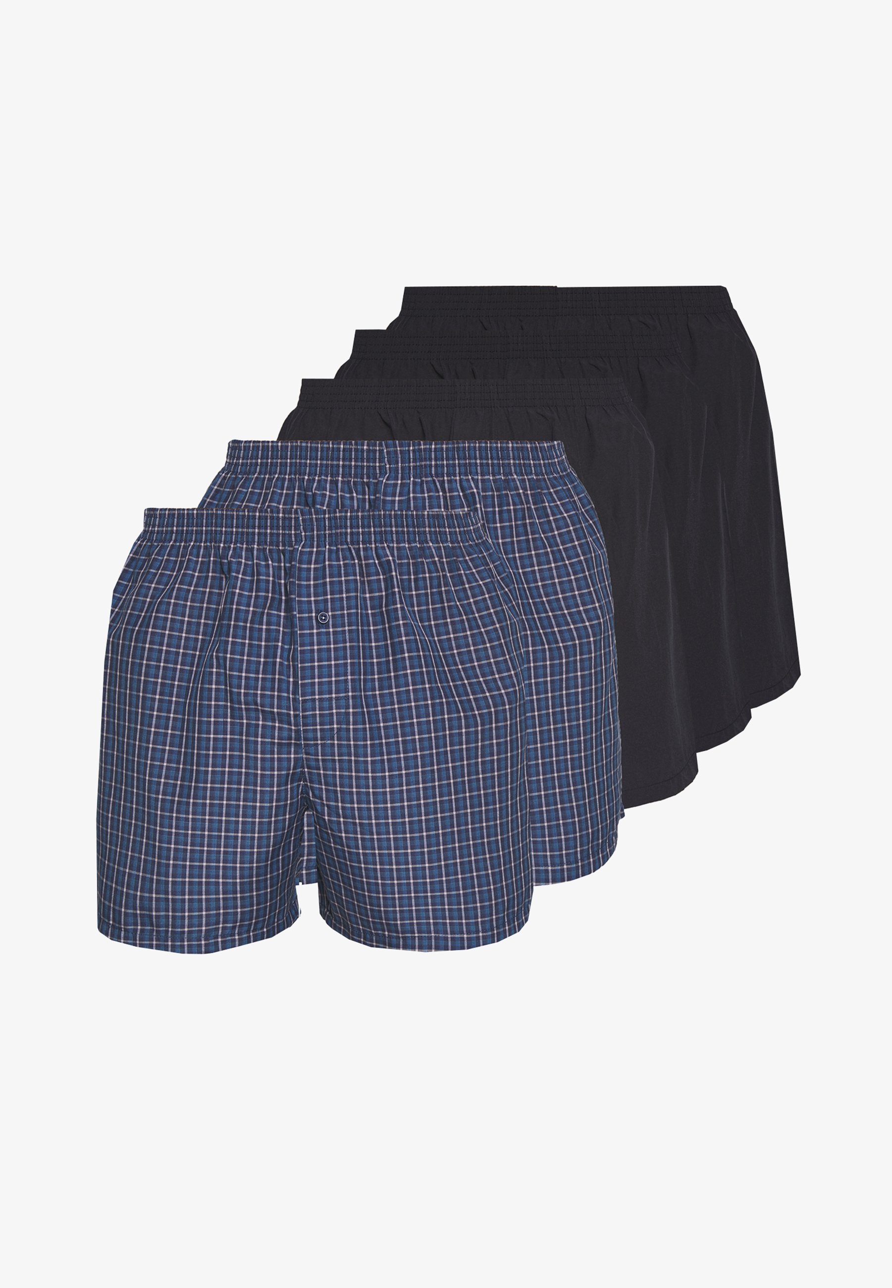 Pier One 5-pack - Boxershorts - donkerblauw/blauw