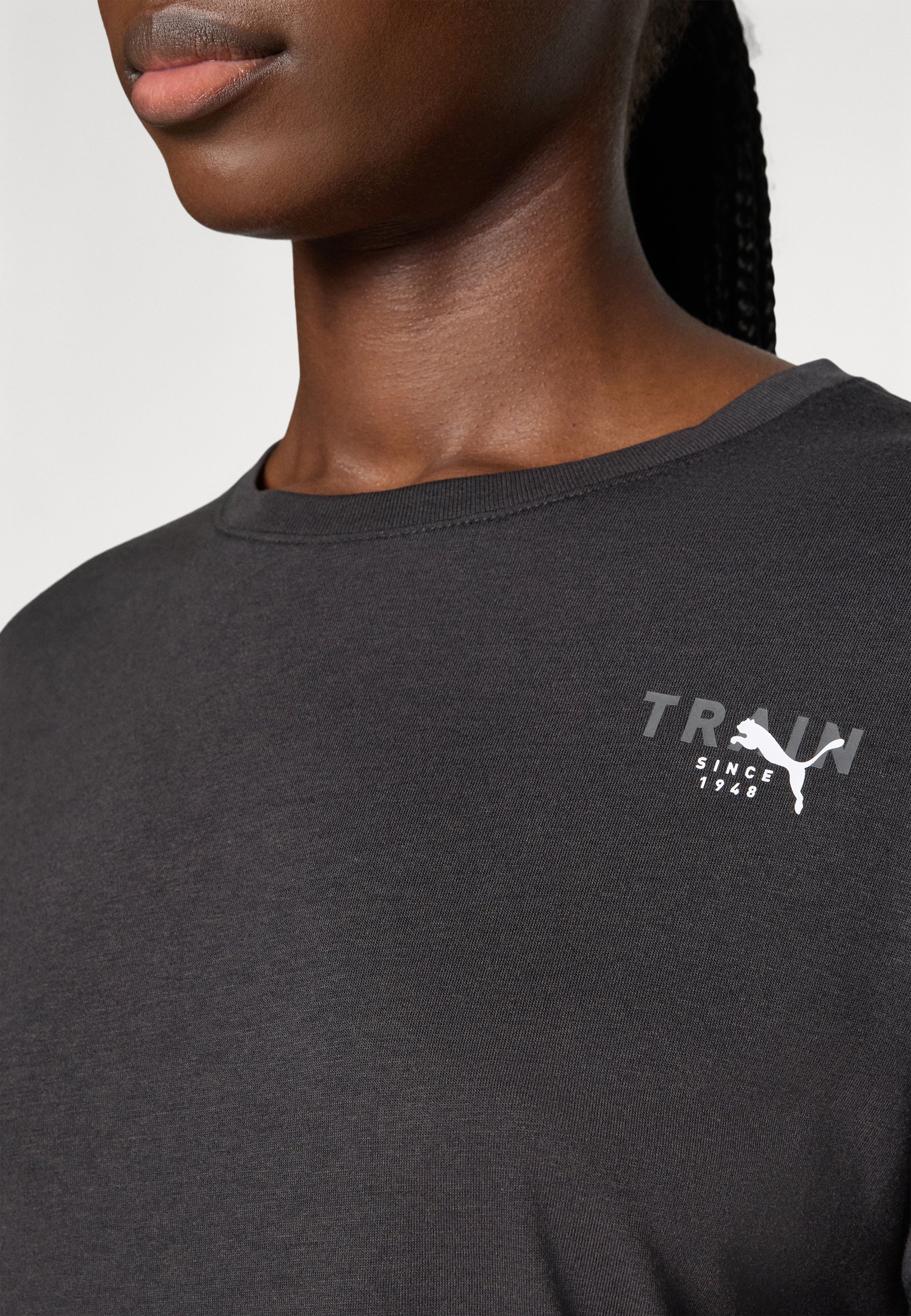 Puma PUMA TEAM GRAPHIC TEE - Sportovní tričko - black