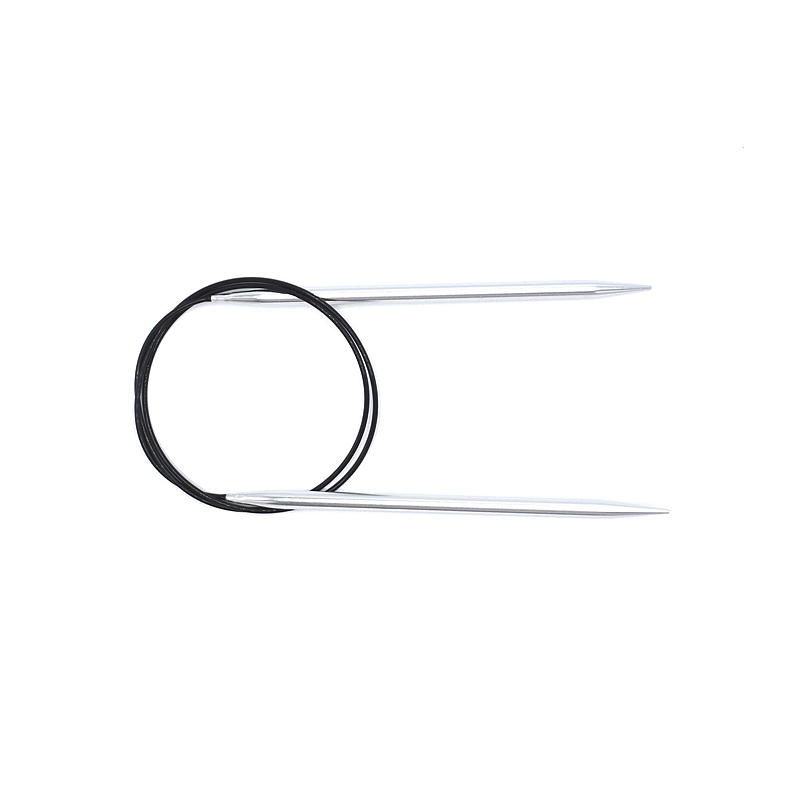 Rundpinne 80 cm 6,0 mm aluminium sølvfarget