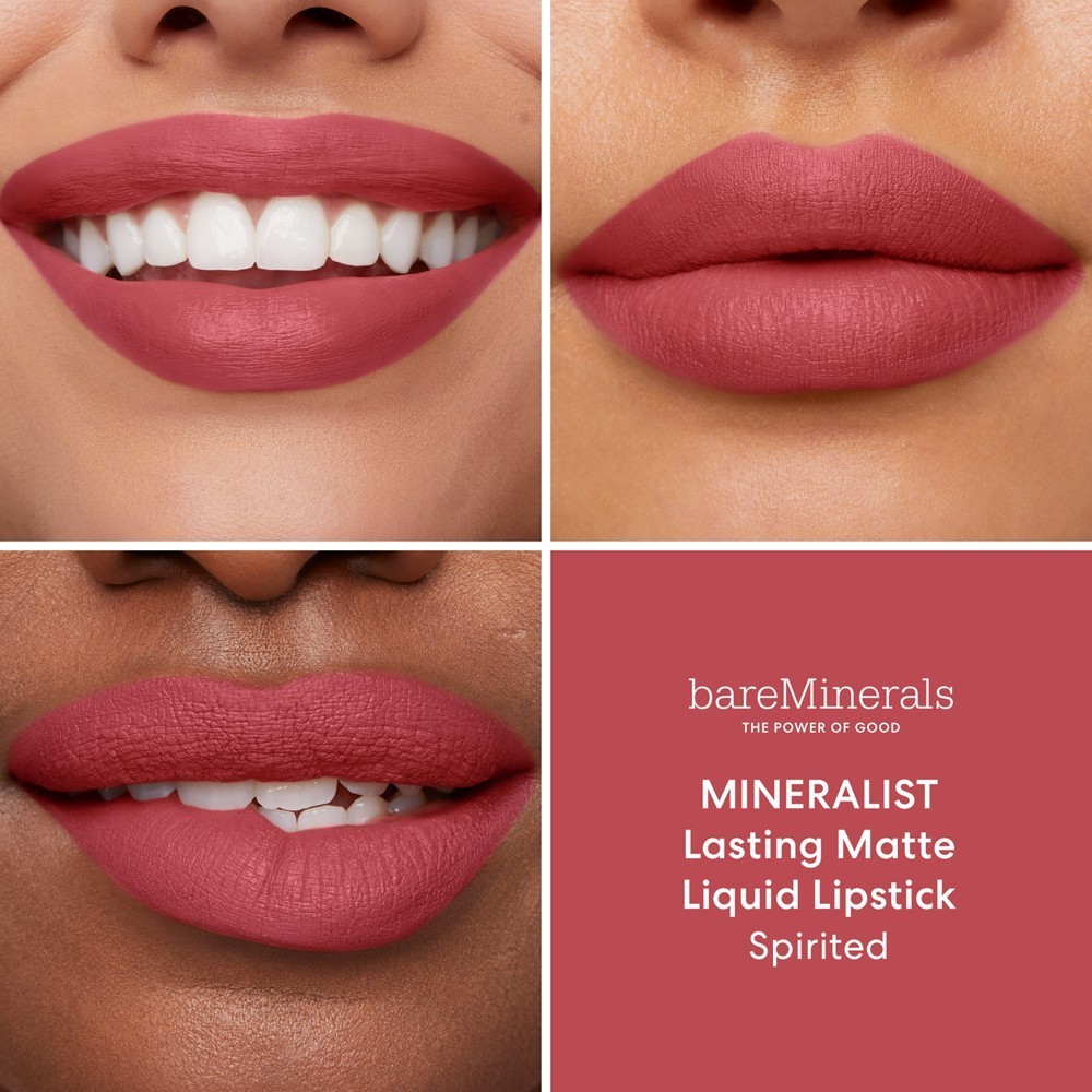 bareMinerals Lipstick Mineralist Lasting Matte skysti lūpų dažai - 3,7 ml