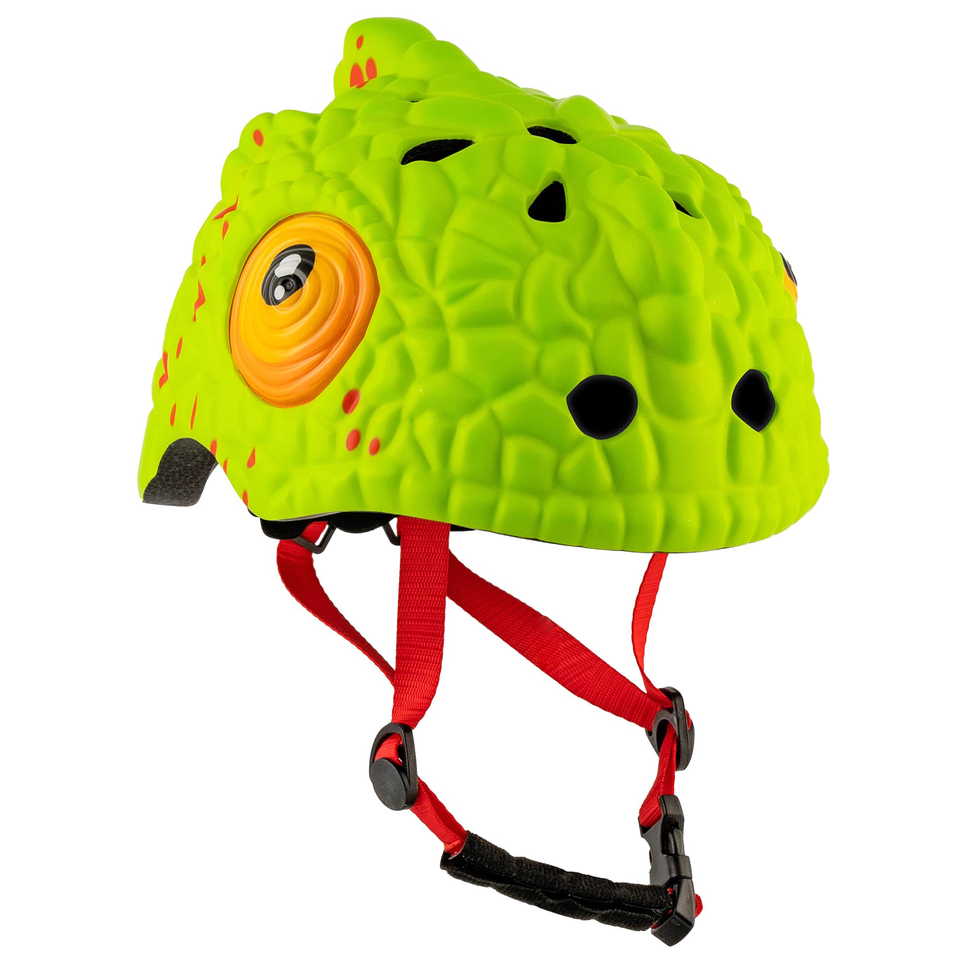 Casco De Bicicleta Crazy Safety  Camaleón