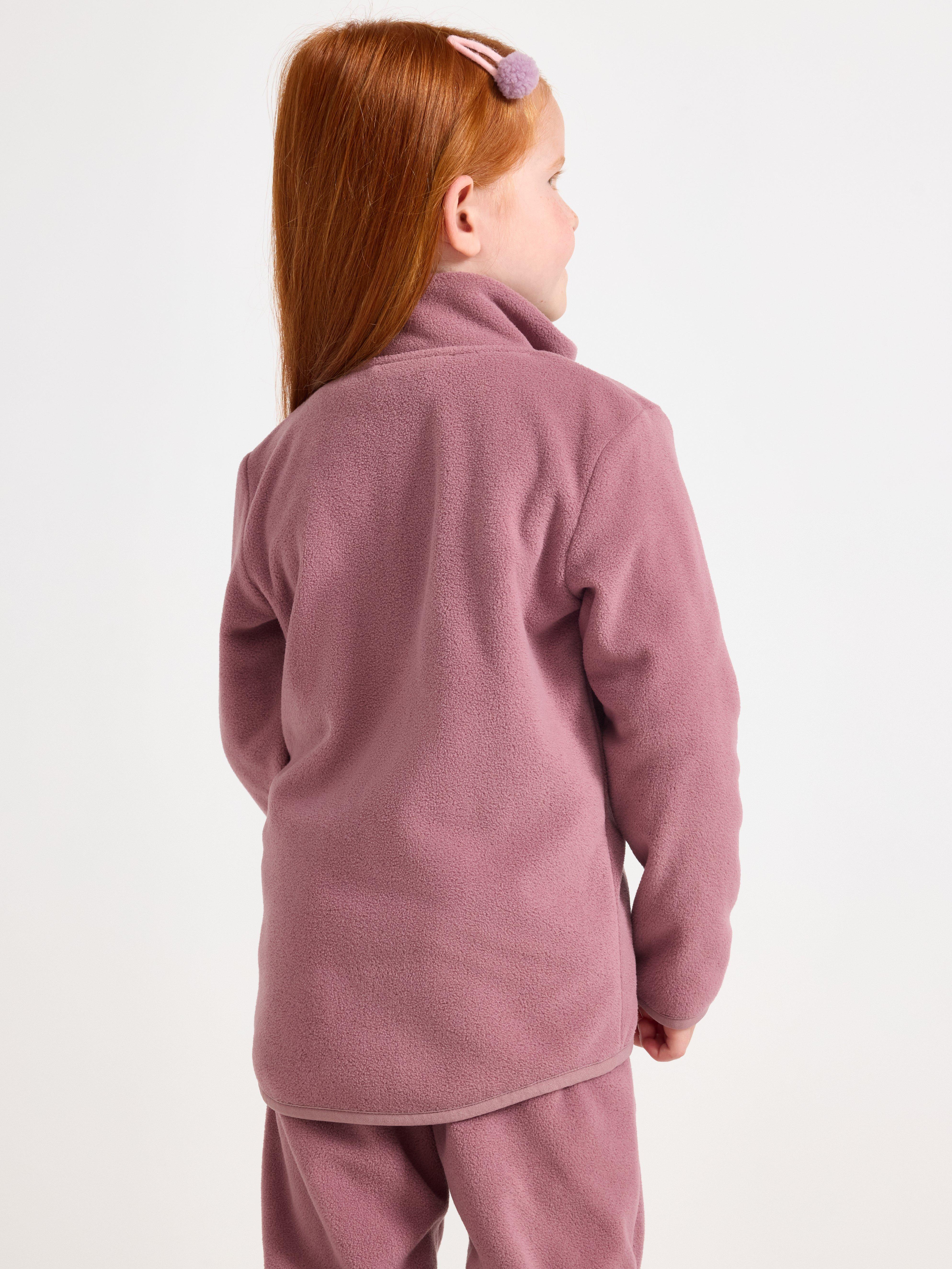 Bunda z mikrofleecu Dusty Lilac