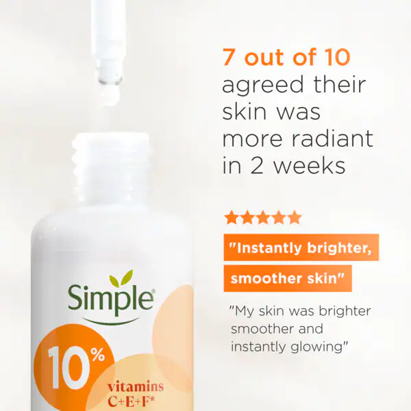 Siero semplice con il 10% di vitamine C+E+F, 30 ml