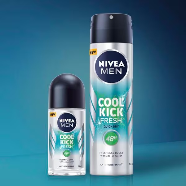 Nivea Men Fresh Kick antiperspirant roll-on 50 ml