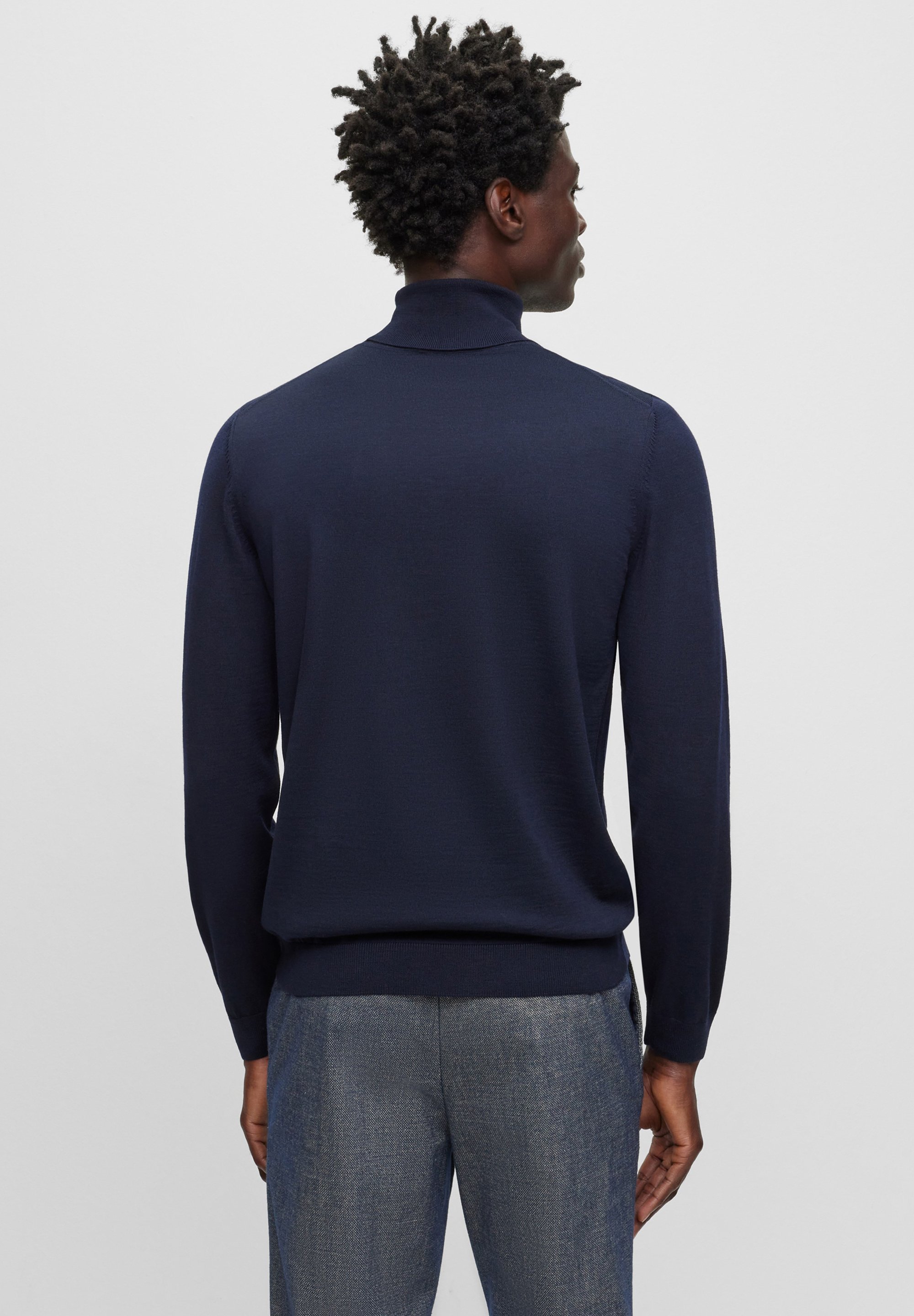 BOSS MUSSO-P - Trui - donkerblauw