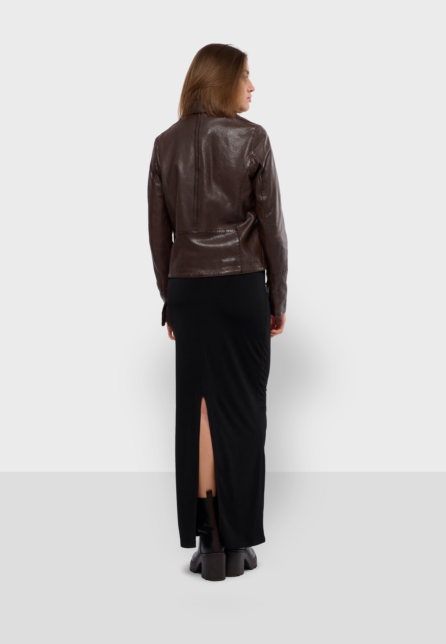 Oakwood LEXIA - Leren jas - chocolade