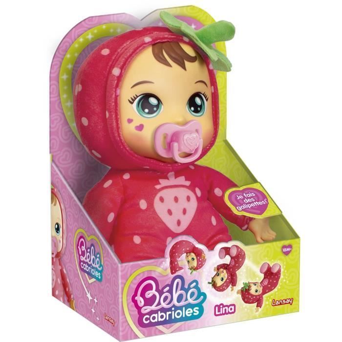 Poupon - LANSAY - Mon bébé cabrioles - Lina la fraise - Dès 18 mois