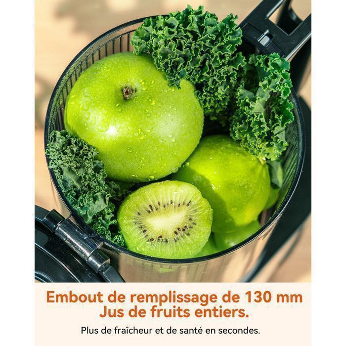 Juicer - Fruit and Vegetable Juicer - 130 mm Feed Chute - 1.8 L - 250 W, BPA Free
