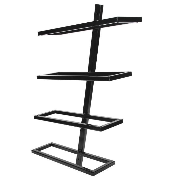 Shipenophy Iron Wall-Mounted Wine Rack, Storage Shelf for Kitchen, Home, or Bar