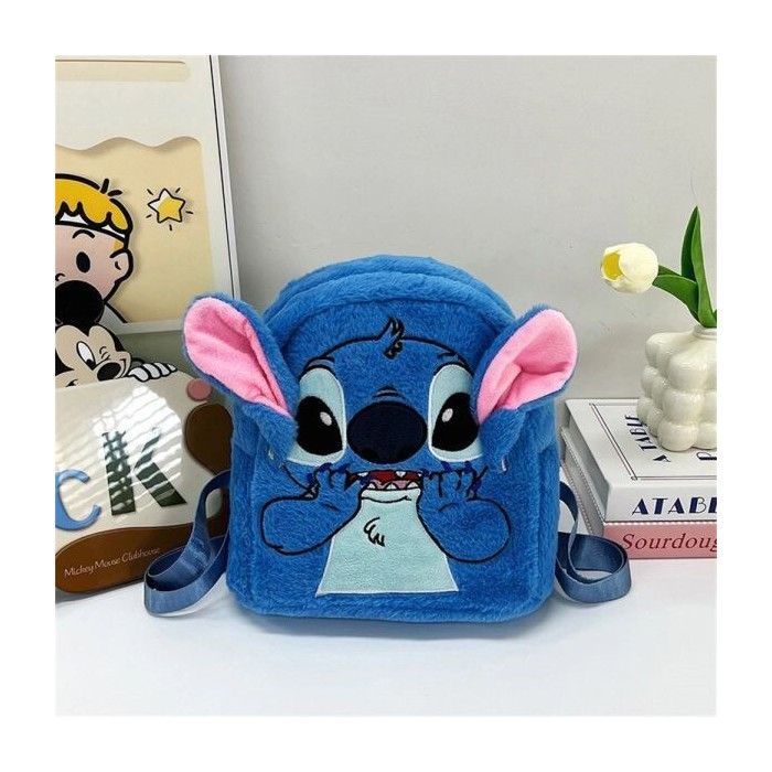 Mochila de felpa ultrasuave inspirada en Stitch