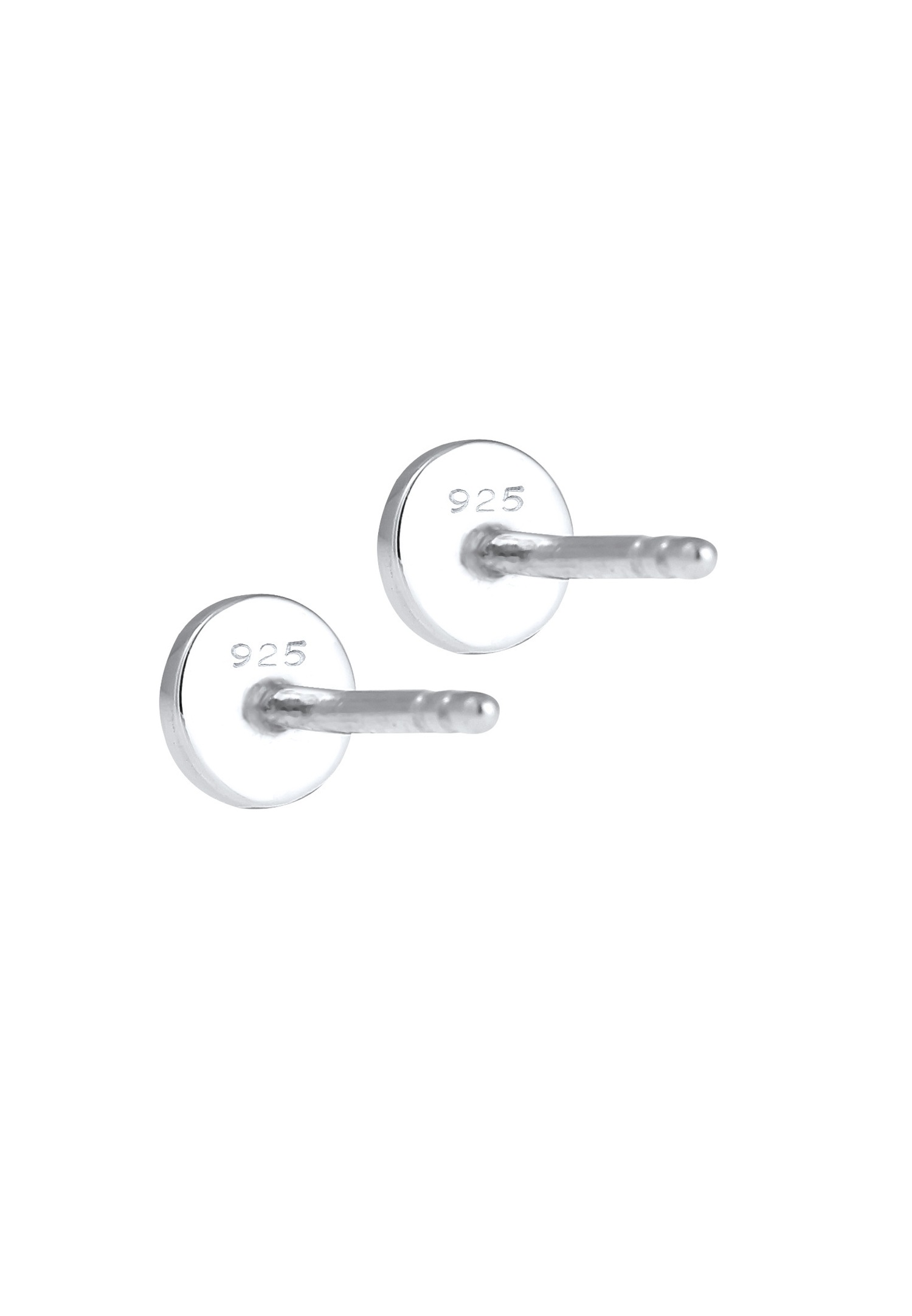 Elli Femmes Cercle Basique Géo Tendance en Argent Sterling 925