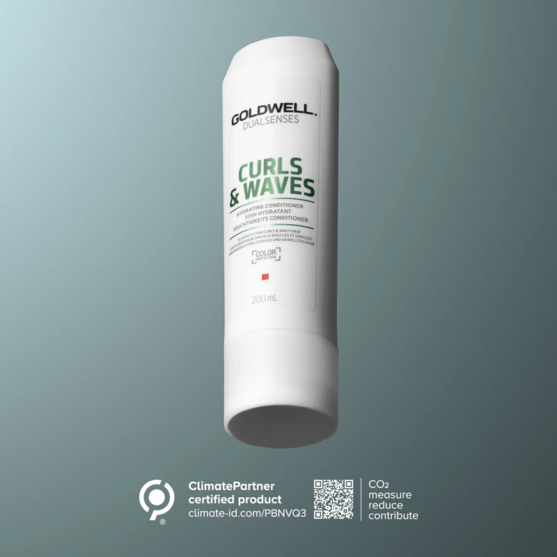 Condicionador Goldwell Dualsenses Curls & Waves para cabelos cacheados e ondulados.