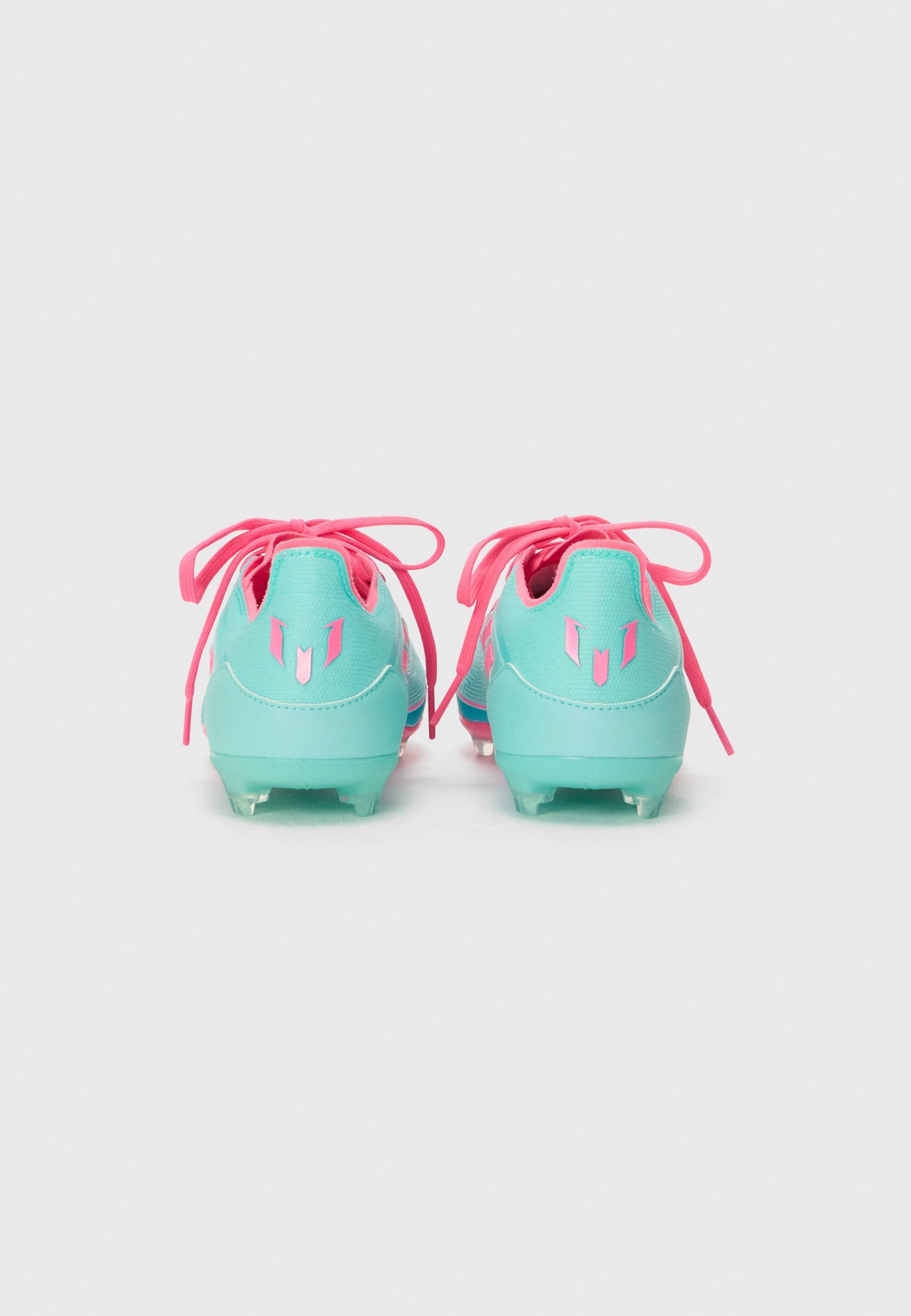 adidas Performance F50 ELITE MESSI UNISEXE - Chaussures de football pour terrain ferme - bleu turquoise/rose clair/cyan clair