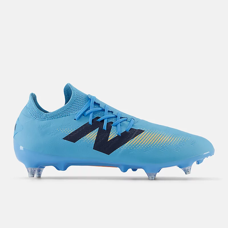 Unisex FURON DESTROY SG V7+ - Team Sky Blue mit NB Navy und Hot Mango