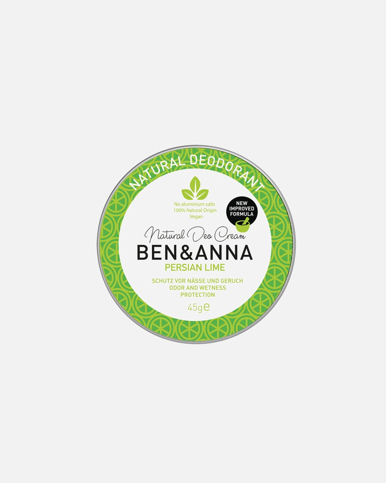 Ben & Anna Deodorant Deocreme Perzische Limoen - 45 g
