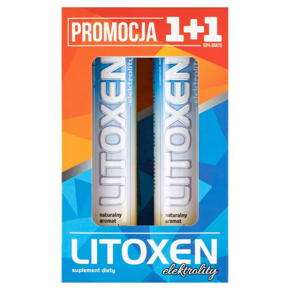 Litoxen 1+1 Zestaw Promocyjny, Tabletki musujące