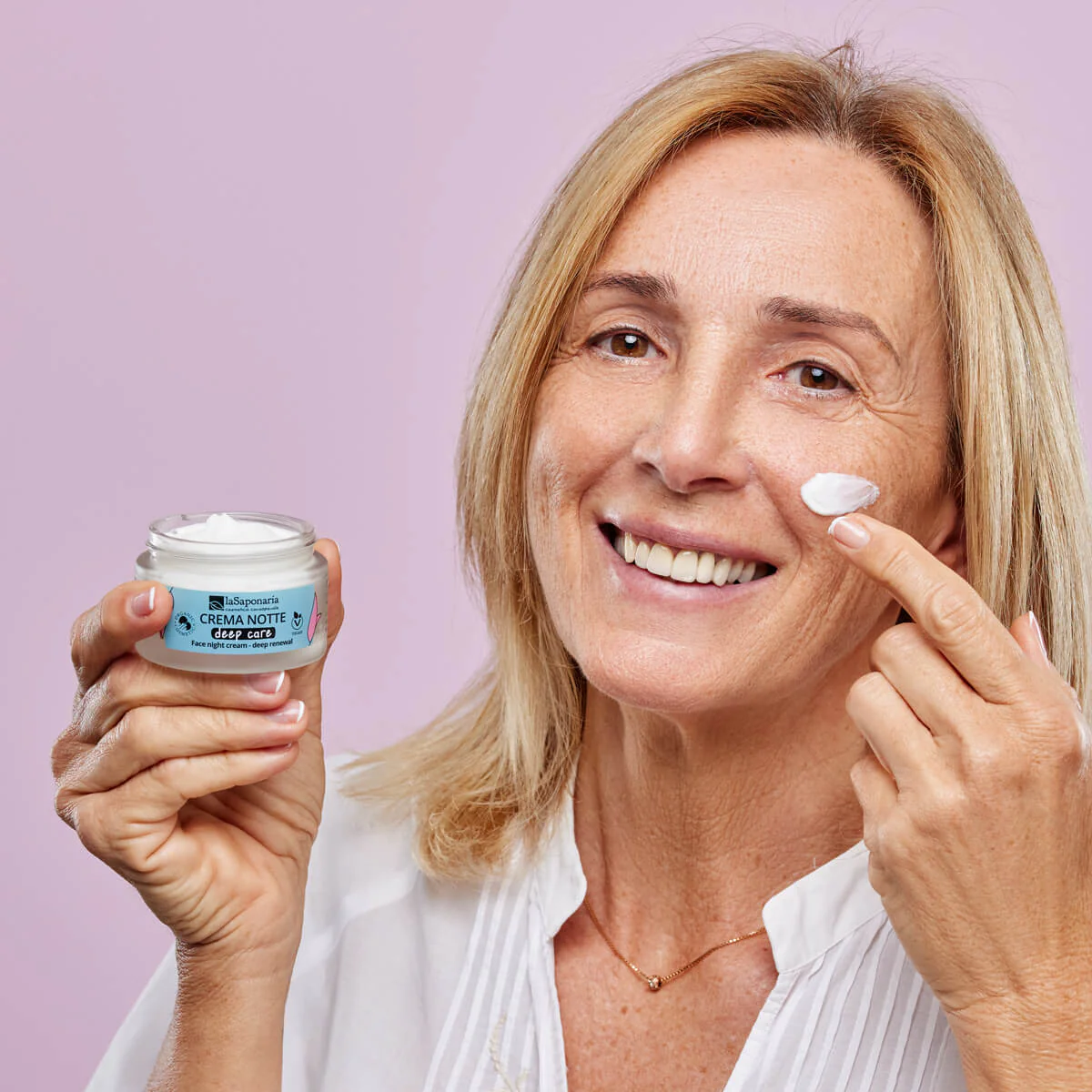 Antiage Pelli Mature Crema viso notte Deep Care - Tratt.viso notte antirughe