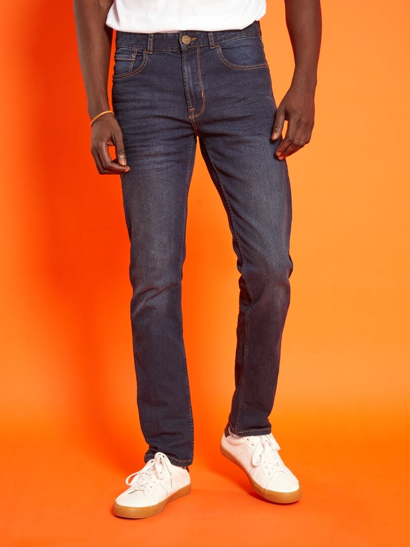 Calça jeans slim - tamanho 32 - Azul índigo