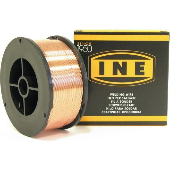 Bobina di filo animato INE per saldatura MIG/MAG senza gas, diametro filo 0,9 mm, 0,45 kg