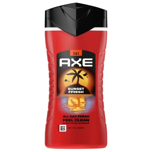 Axe Sunset Fresh 3-u-1 gel za tuširanje 250ml
