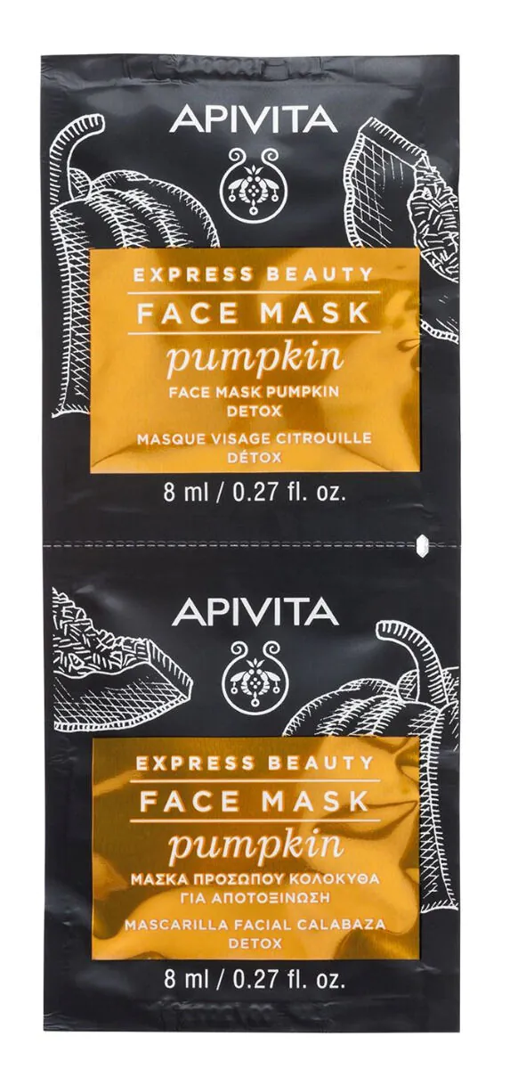 Apivita Express Beauty Dynia detoksykująca maseczka do twarzy 2x8ml