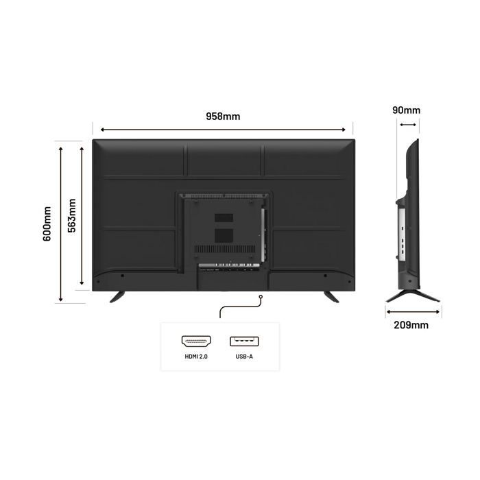 Ecran PC Grand Format - JAPANNEXT - 43