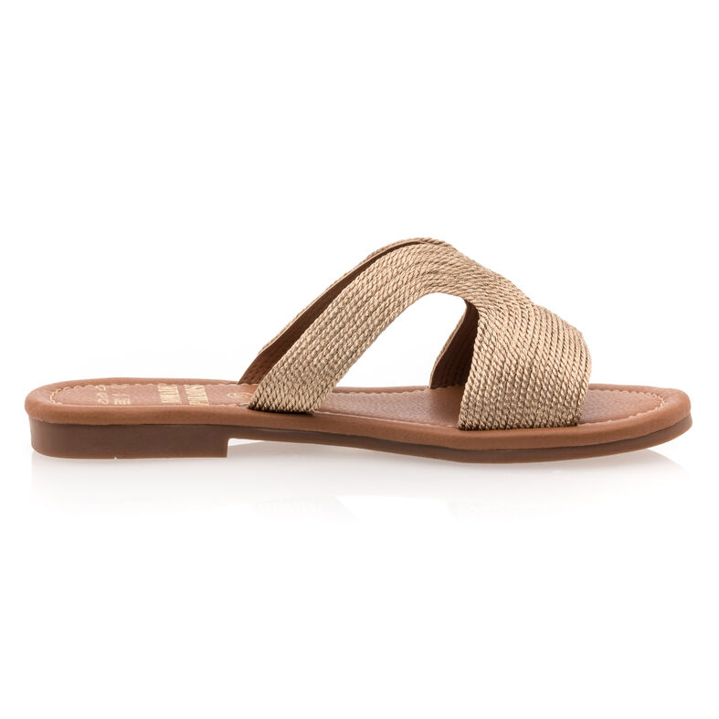 Zuecos/mules rosas para mujer