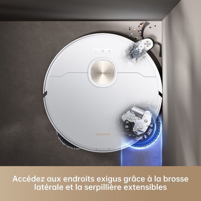 Dreame X40 Ultra Complete Blanco - Robot aspirador y fregona - con base autolimpiante, 12 kPa - 80-90 % nuevo, B2