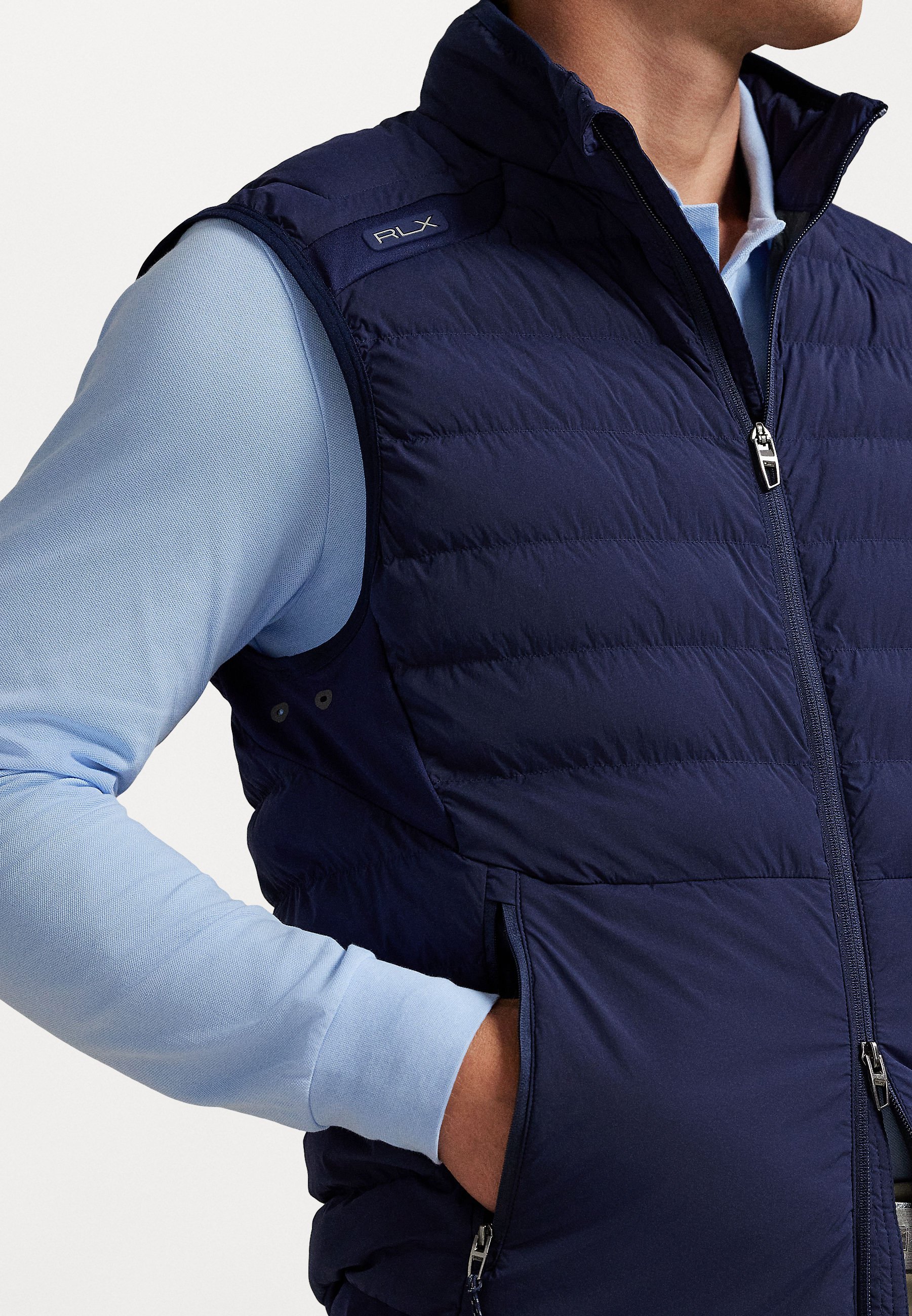 Polo Ralph Lauren vest met volledige ritssluiting - Gilet - verfijnd marineblauw