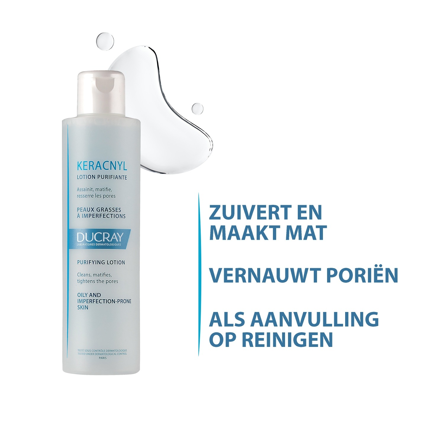 Ducray Keracnyl Reinigungslotion - 200 ml