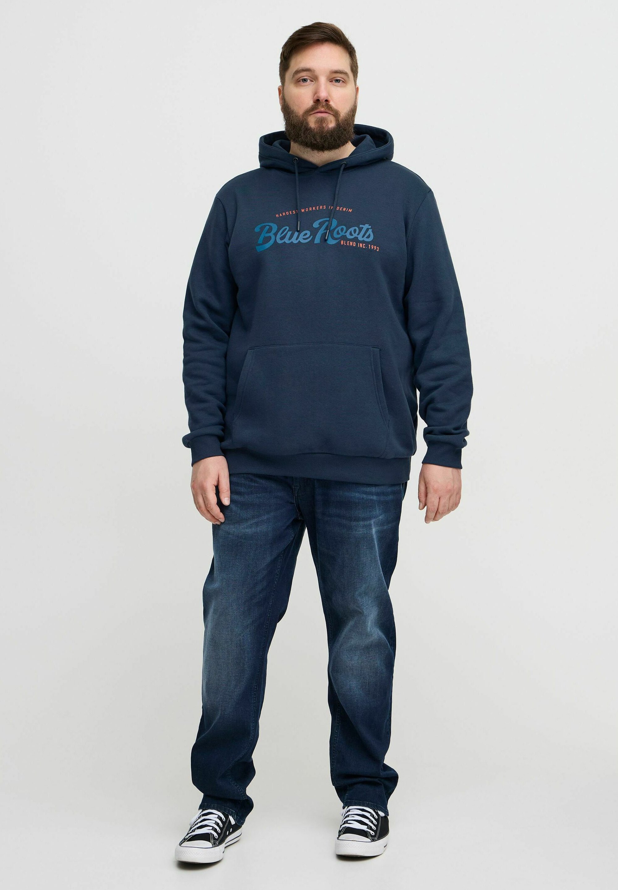 Felpa con cappuccio Blend BHBS - blu scuro