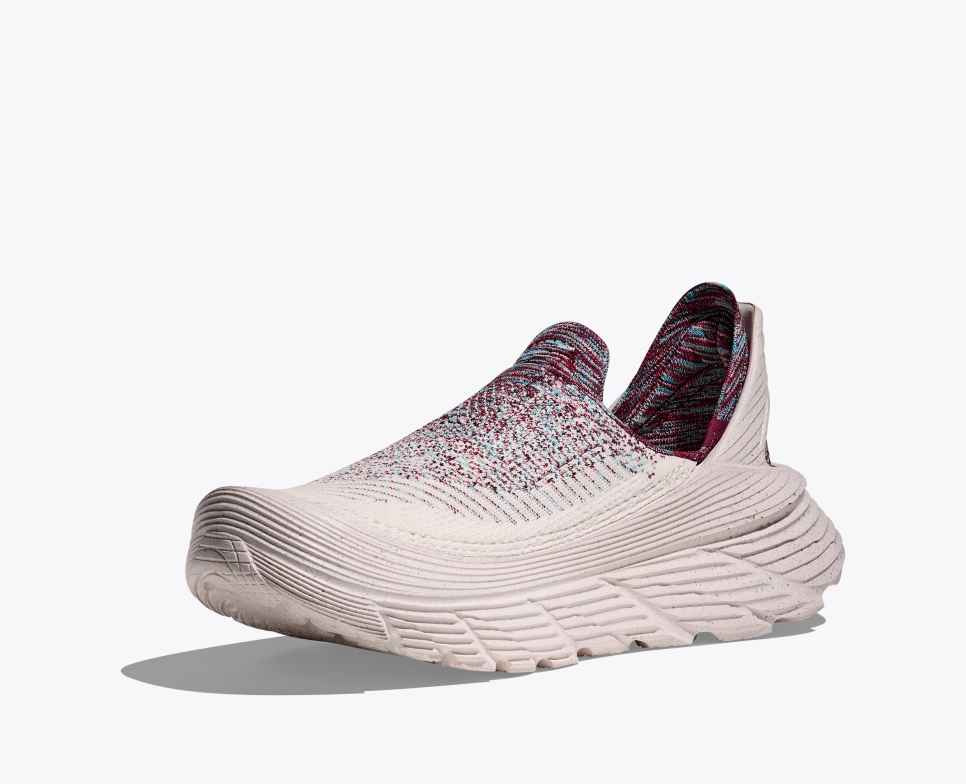 HOKA Vibrant Bloom Restore TC Alabaster / Red Cabbage
