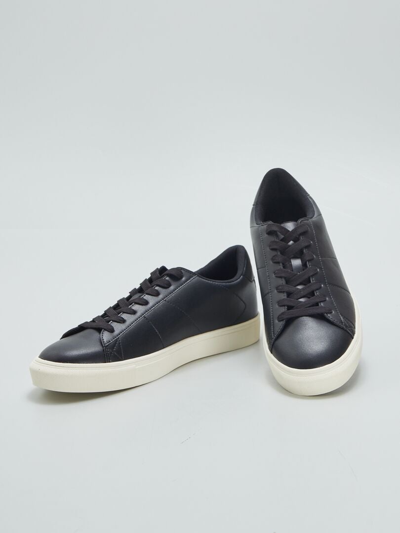 Lage sneakers om mee te wandelen - ZWART