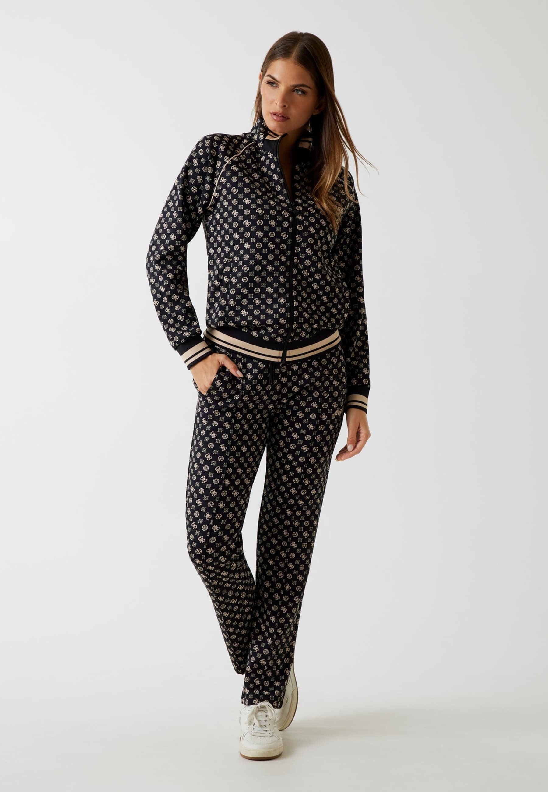 Guess LOGO - Trainingsbroek - mehrfarbig schwarz