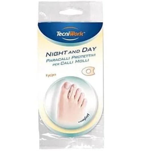 Manchons de protection pour callosités TECNIWORK Nuit et Jour, 9 pièces, pour callosités molles