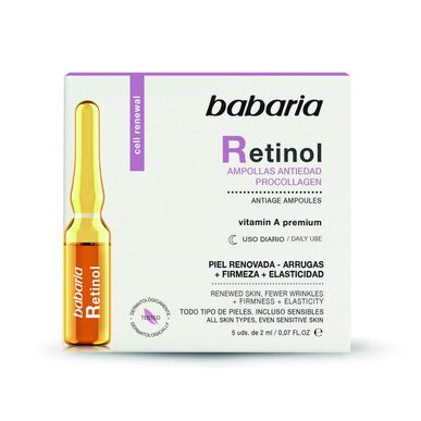 Babaria Retinol Anti-Aging Ampullit Procollagen Anti-Aging Ampullit Ryppyjä Ehkäisevät A-vitamiini 10 ml 10 ml