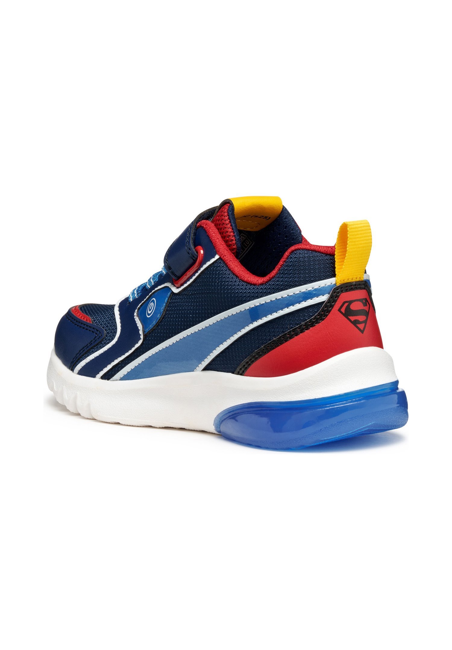 Geox SUPERMAN CIBERDRON - Sneakers laag - blauw/rood