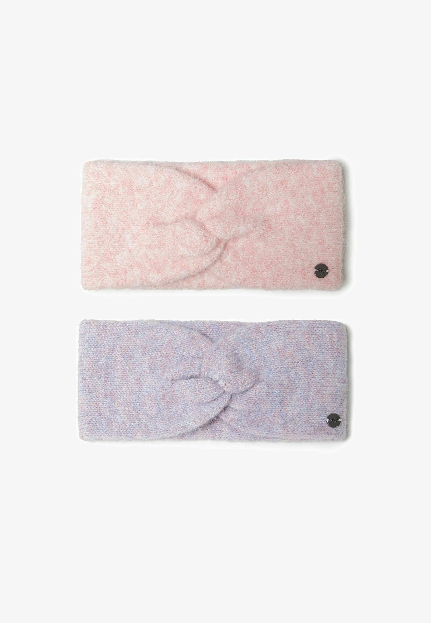 Conjunto de 2 faixas MINOTI com detalhe torcido - Chapéu - rosa claro