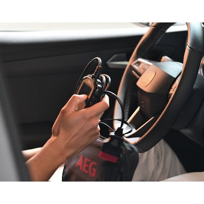 Herramienta de diagnóstico - AEG - OBD2 Evol 2 - Prueba de arranque - Estado del circuito de carga - Lectura de códigos de avería
