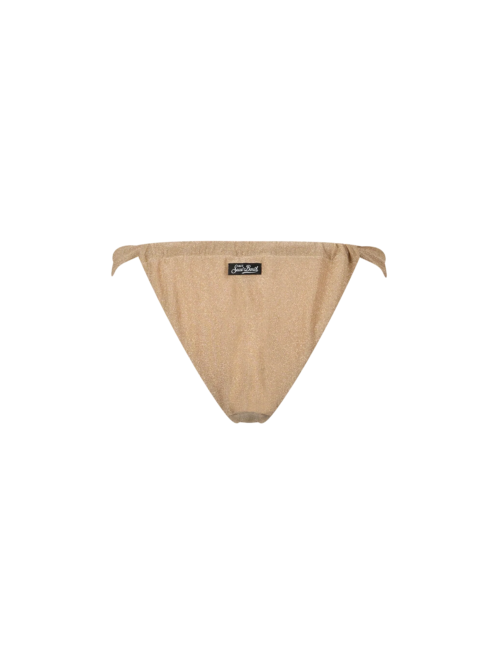 Braguita de baño de corte alto con lúrex dorado para mujer de Noelle