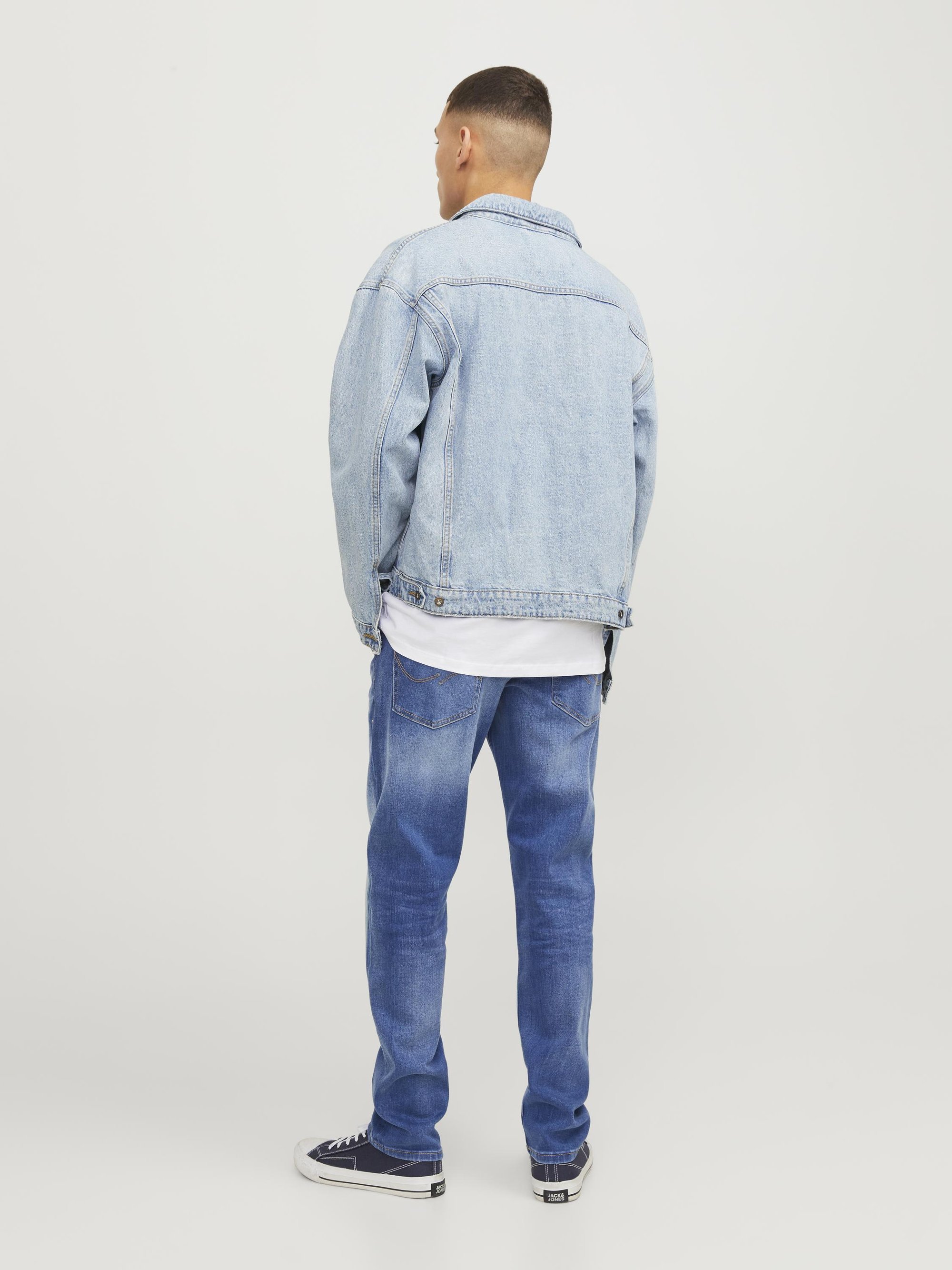Jean Jack & Jones MIKE ORIGINAL - Coupe droite - Denim bleu
