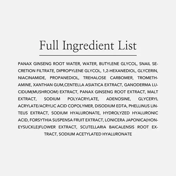Siero rivitalizzante Beauty Of Joseon al ginseng e bava di lumaca 30 ml