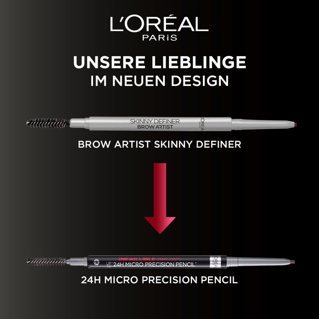 L'Oréal Paris Infallible Brows 24H Micro Precision svinčnik za obrvi - 1 kos