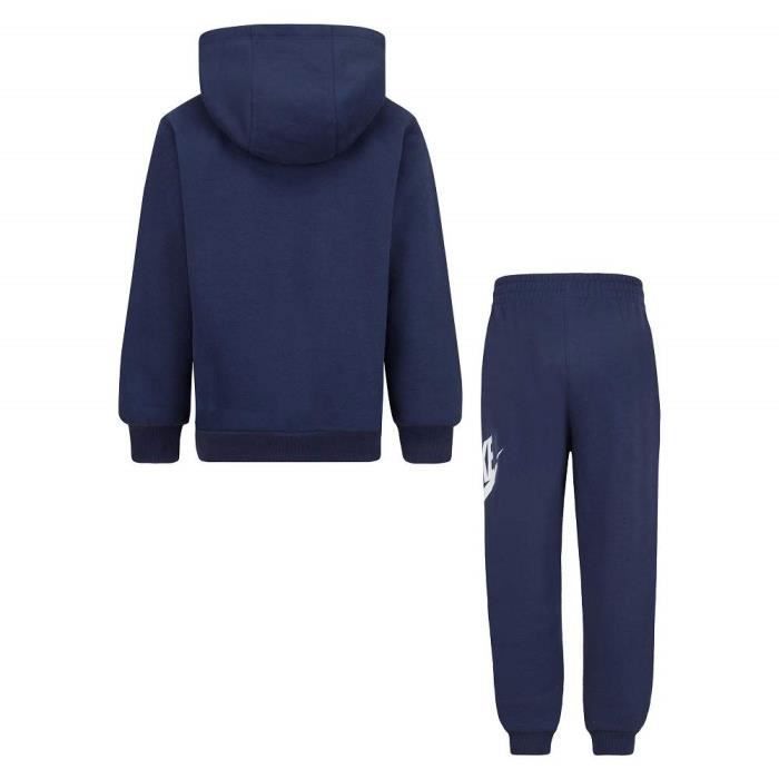 Chándal Nike Club Fleece para niños, azul – Sudadera con capucha y pantalón, manga larga, multideporte para interiores