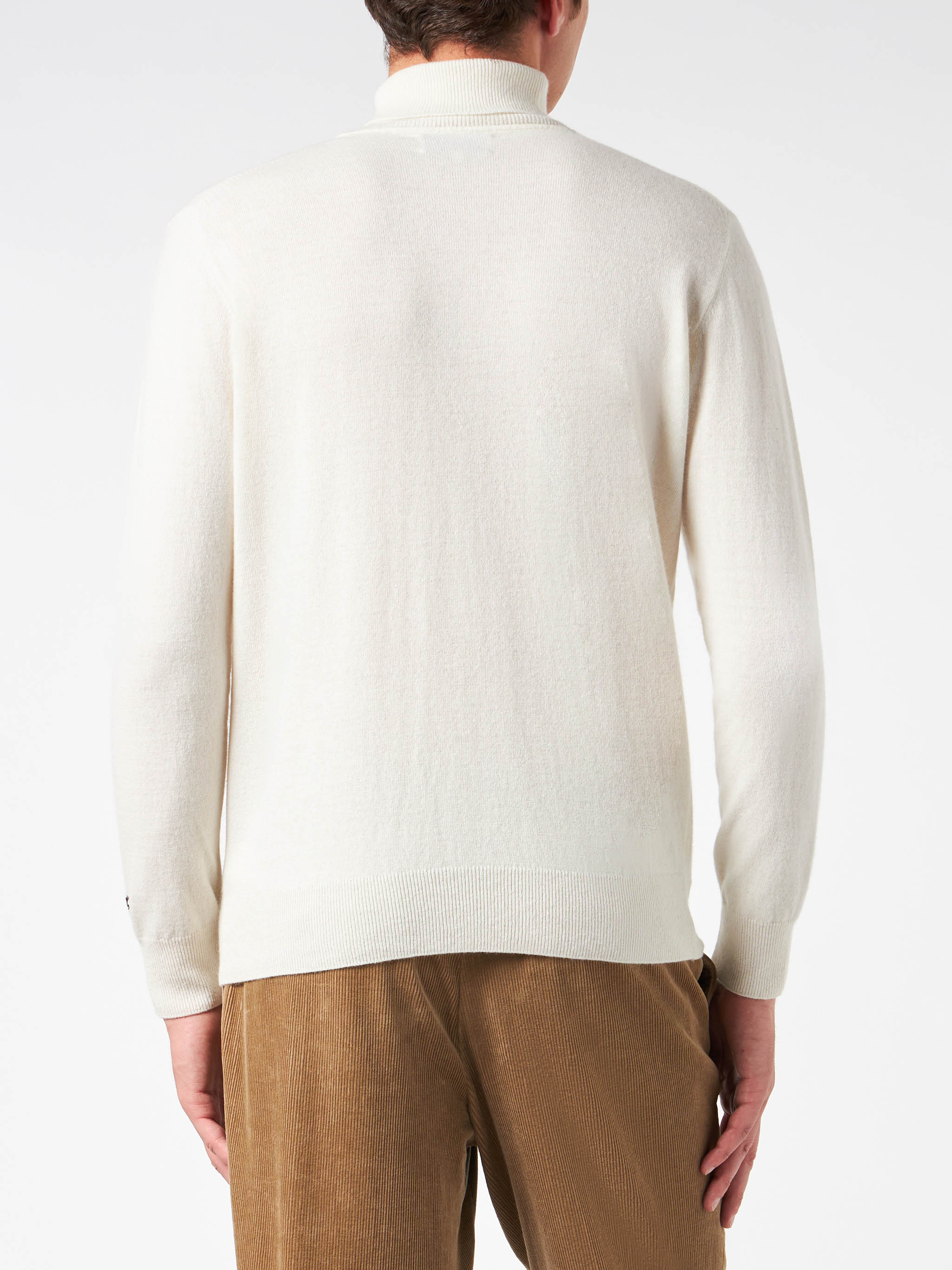 Herencoltrui met jacquardprint, Week in White