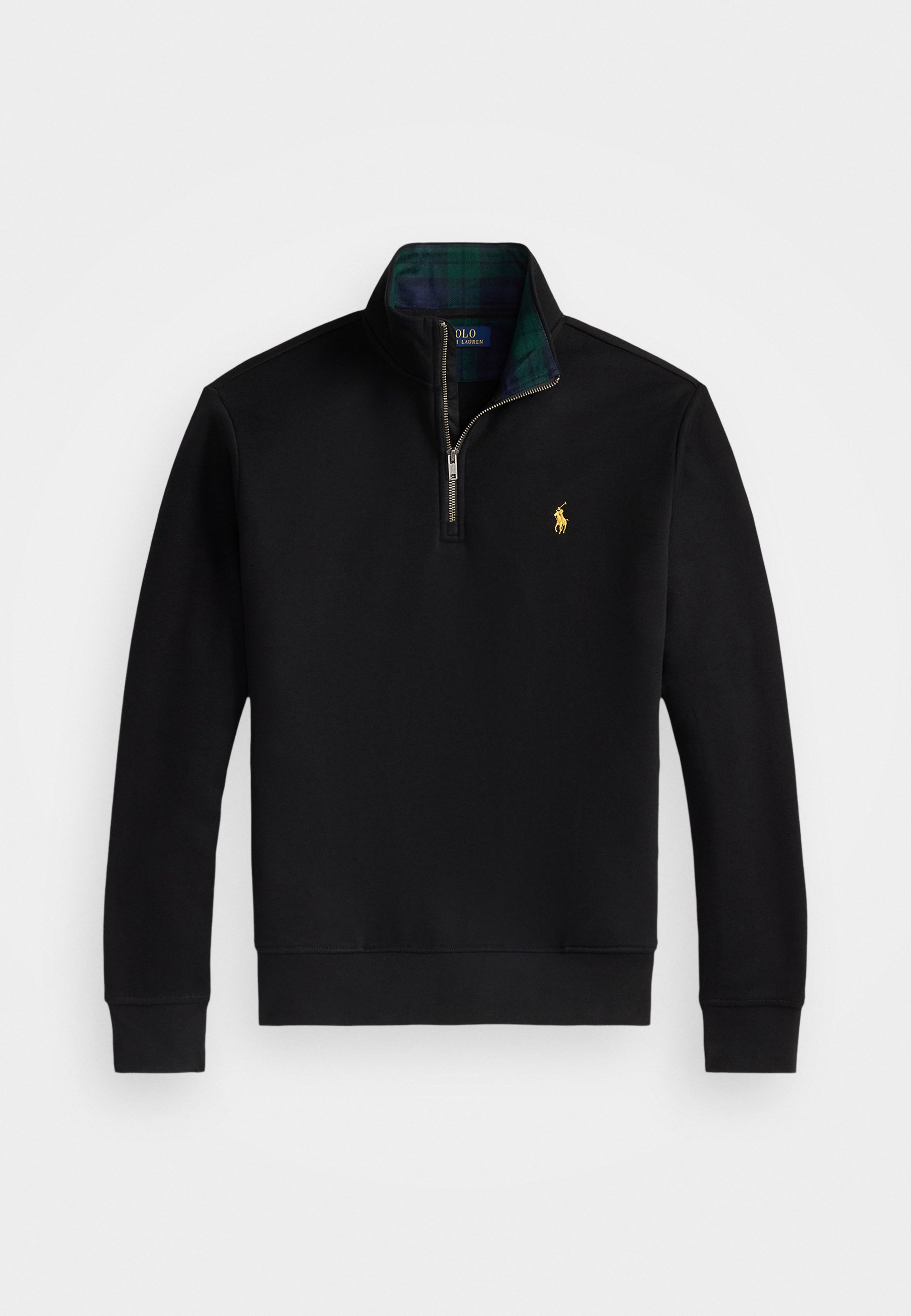Polo Ralph Lauren THE RL QUARTER ZIP SWEATSHIRT - Collegepaita - black