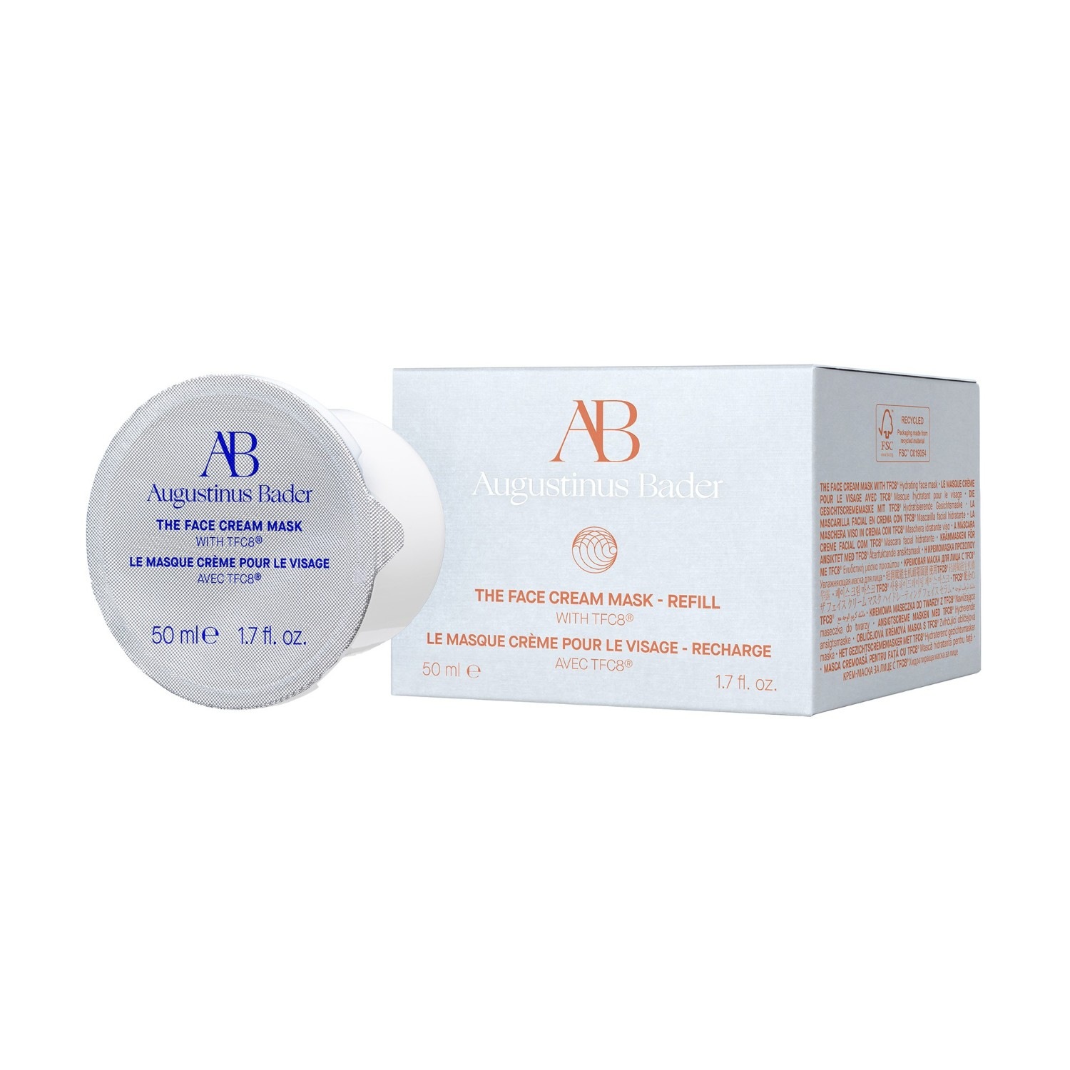 Augustinus Bader Le masque crème pour le visage - Recharge