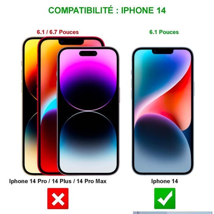 Tikawi x4 gehard glazen anti-spionage schermbeschermer voor iPhone 14 (6,1