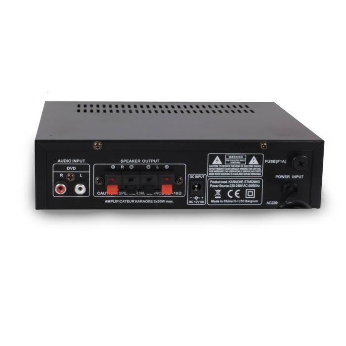 Karaokepakket 2x50W STAR2MKII + SUNMAGIC RGB Mini Diams